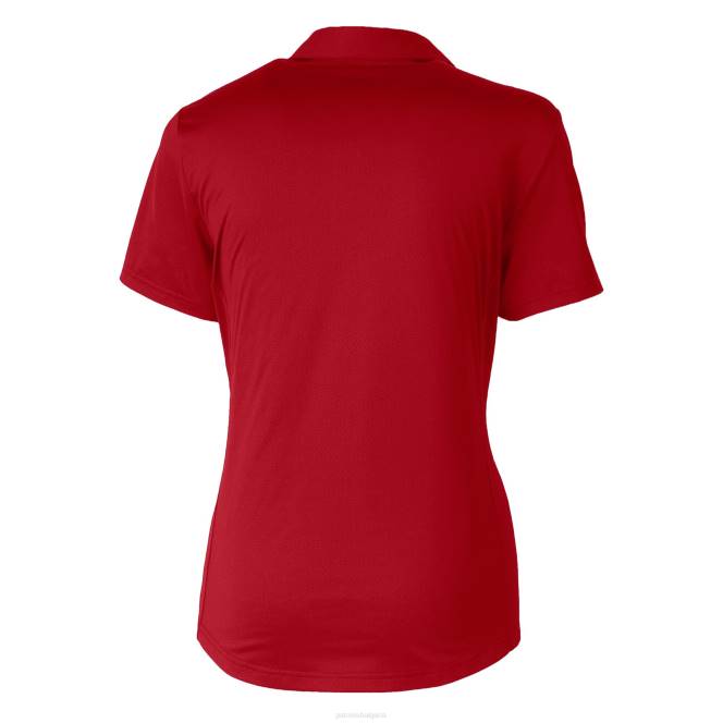 облекло Patriots Jersey cutter & buck червена каска лого drytec prospect текстурирано еластично поло Жени T8TH2523