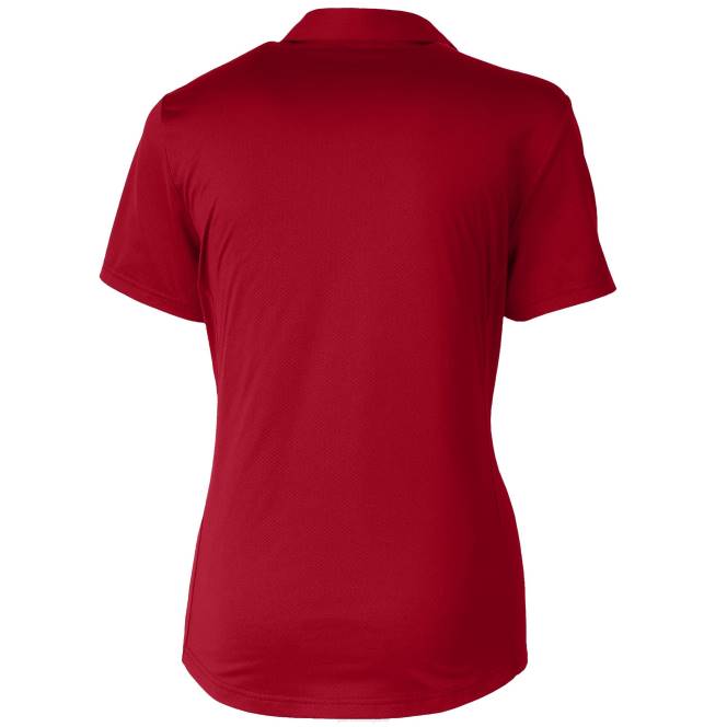 облекло Patriots Jersey cutter & buck red americana logo prospect текстурирано еластично поло Жени T8TH2609