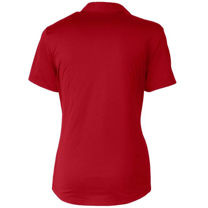 облекло Patriots Jersey cutter & buck red americana prospect текстурирано еластично поло Жени T8TH2620