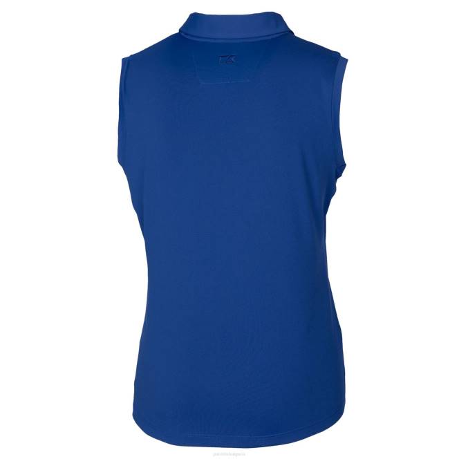 облекло Patriots Jersey разтегателно поло без ръкави cutter & buck royal throwback logo forge Жени T8TH2537