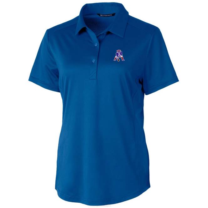 облекло Patriots Jersey cutter & buck royal throwback logo prospect текстурирано еластично поло Жени T8TH2596