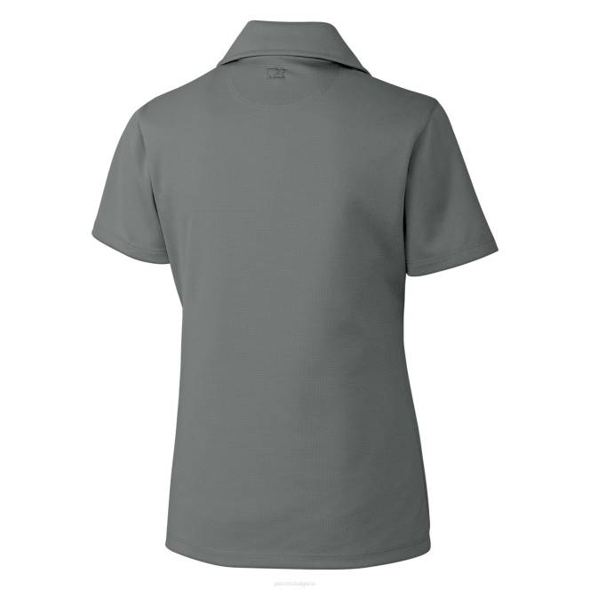 облекло Patriots Jersey cutter & buck steel throwback лого жанр drytec текстурирано поло Жени T8TH2588