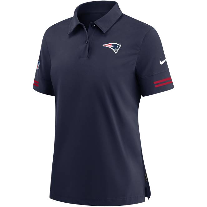 облекло Patriots Jersey nike navy sideline performance polo Жени T8TH2515