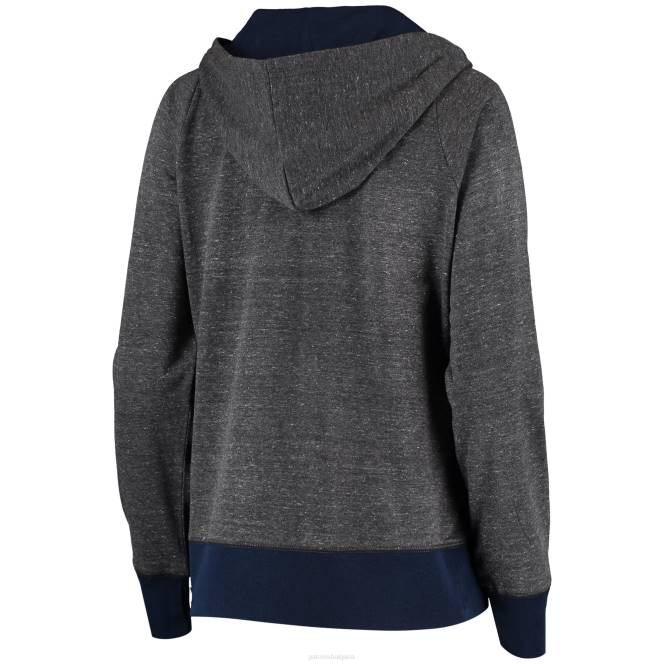 облекло Patriots Jersey G-III 4her от Carl Banks Heathered Archal Creald Talk Hoodie Cardigan Жени T8TH2818
