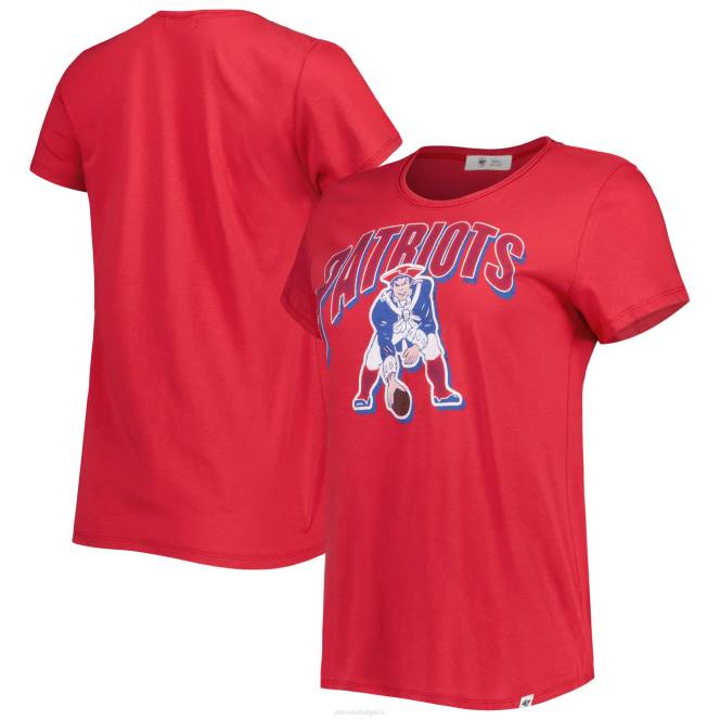 облекло Patriots Jersey Тениска 47 red treasure frankie Жени T8TH2669