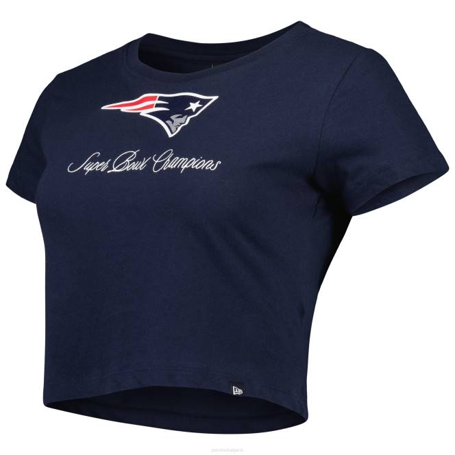 облекло Patriots Jersey нова ера военноморска историческа шампионска тениска Жени T8TH2702