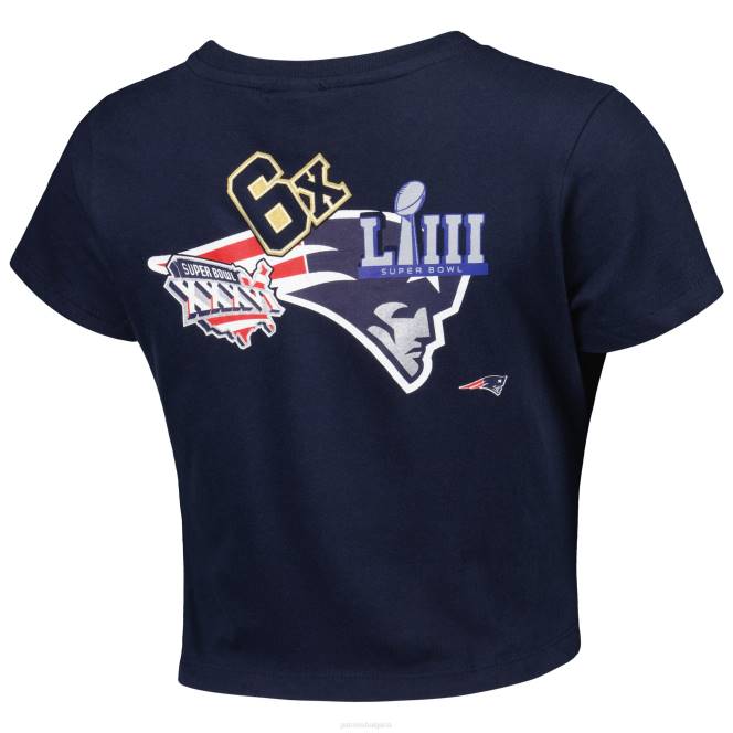 облекло Patriots Jersey нова ера военноморска историческа шампионска тениска Жени T8TH2702