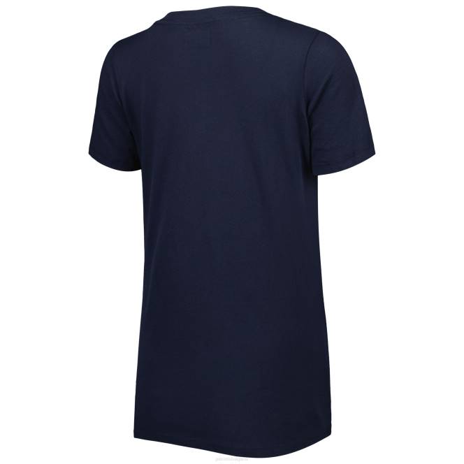 облекло Patriots Jersey нова ера тениска с V-образно деколте в тъмносинен цвят Жени T8TH2715