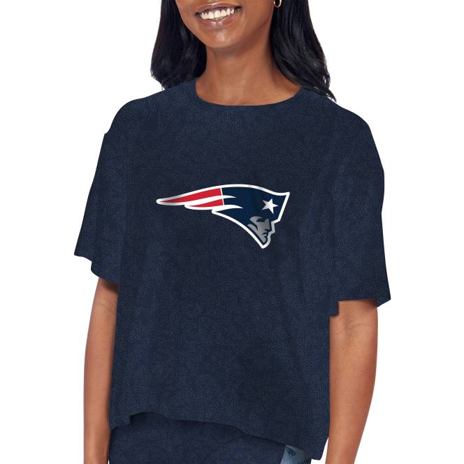 облекло Patriots Jersey certo тъмносиня изрязана тениска Жени T8TH2783