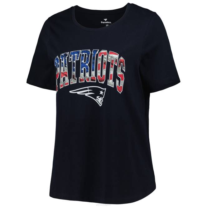 облекло Patriots Jersey Вълнообразна тениска с банер с голям размер на fanatics Жени T8TH2676
