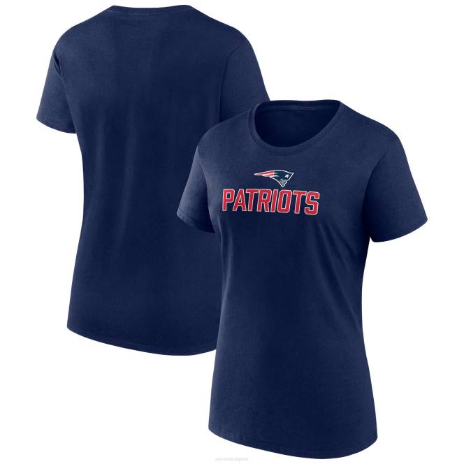 облекло Patriots Jersey тениска с марка fanatics, синя фундаментална основа Жени T8TH2697