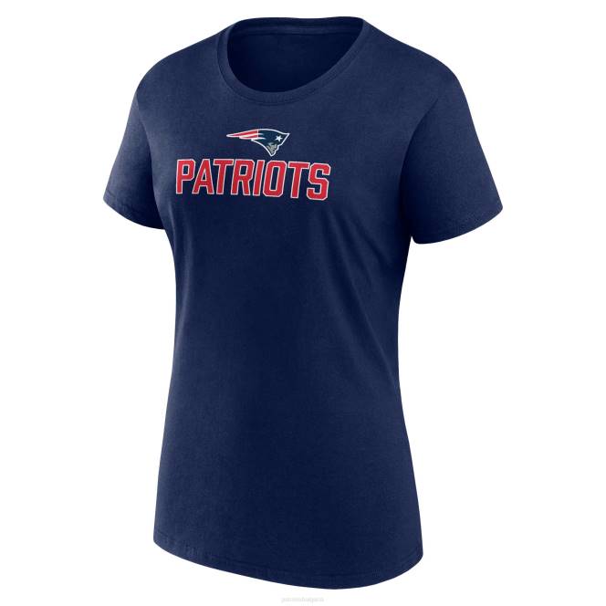 облекло Patriots Jersey тениска с марка fanatics, синя фундаментална основа Жени T8TH2697