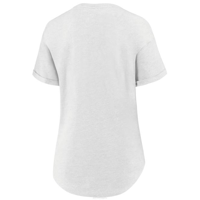 облекло Patriots Jersey fanatics брандирана бяла тениска с лепенка и истинска класика за родния град Жени T8TH2732