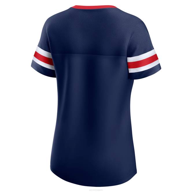облекло Patriots Jersey оригинална държавна тениска с връзки с марка fanatics в синьо с голям размер Жени T8TH2771
