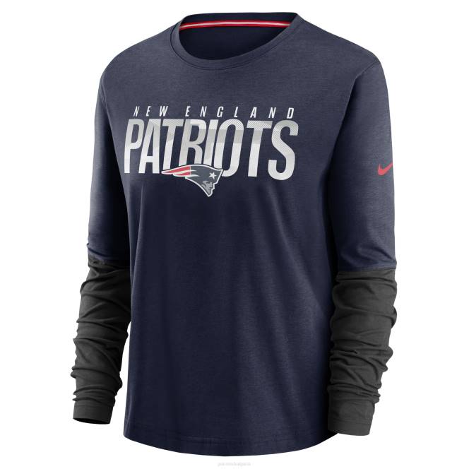 облекло Patriots Jersey nike тениска с дълъг ръкав талисман на морския град диша Жени T8TH2716
