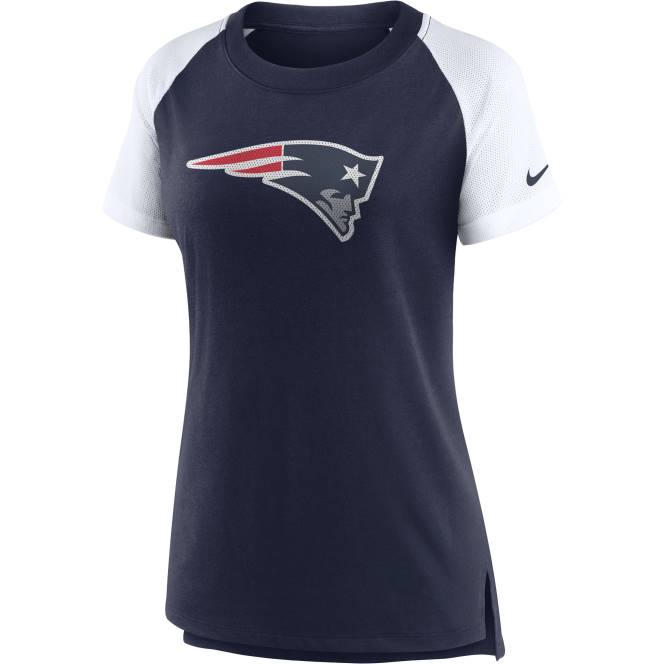 облекло Patriots Jersey тениска с тъмно синьо/бяло основно лого на nike Жени T8TH2795