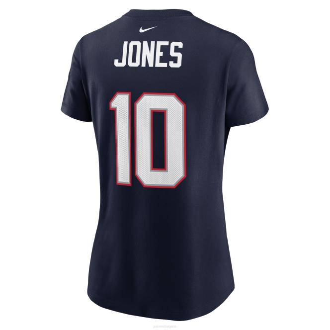 облекло Patriots Jersey Тениска с име и номер на nike mac jones navy player Жени T8TH2748