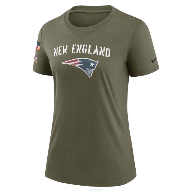 облекло Patriots Jersey тениска nike olive 2022 salute to service legend Жени T8TH2661