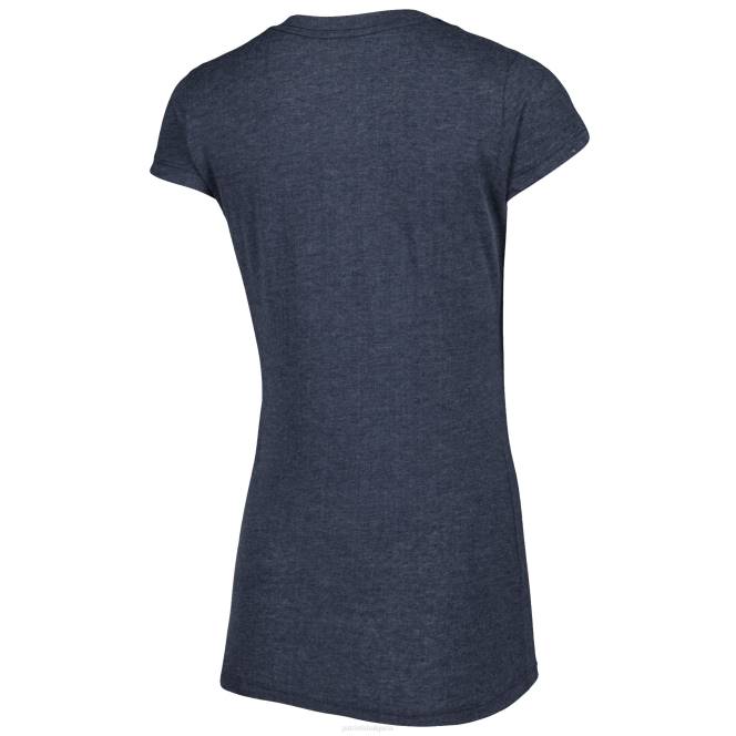 облекло Patriots Jersey тениска с v-образно деколте на военноморския тренировъчен лагер от новата ера Жени T8TH2663