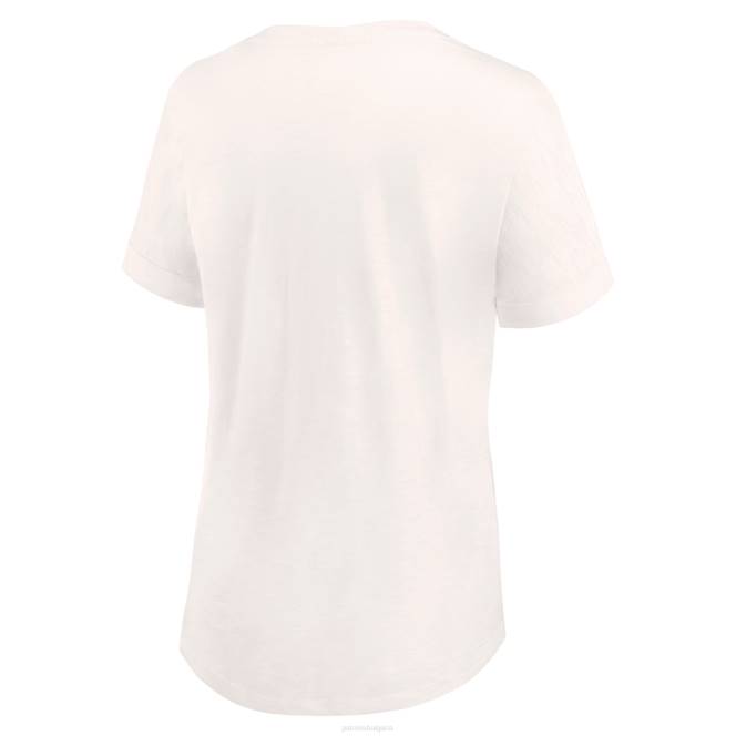 облекло Patriots Jersey Лека тениска с v-образно деколте мотивираща сила с марка fanatics Жени T8TH2653