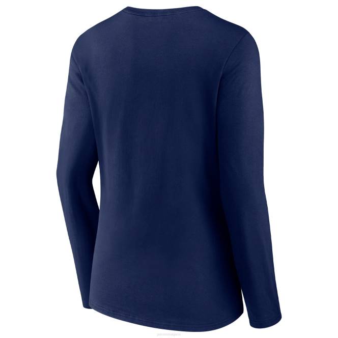 облекло Patriots Jersey тениска с дълъг ръкав с v-образно деколте и дълъг ръкав с марка fanatics Жени T8TH2778