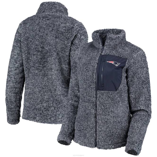 облекло Patriots Jersey яке с цял цип за юноши Жени T8TH2355