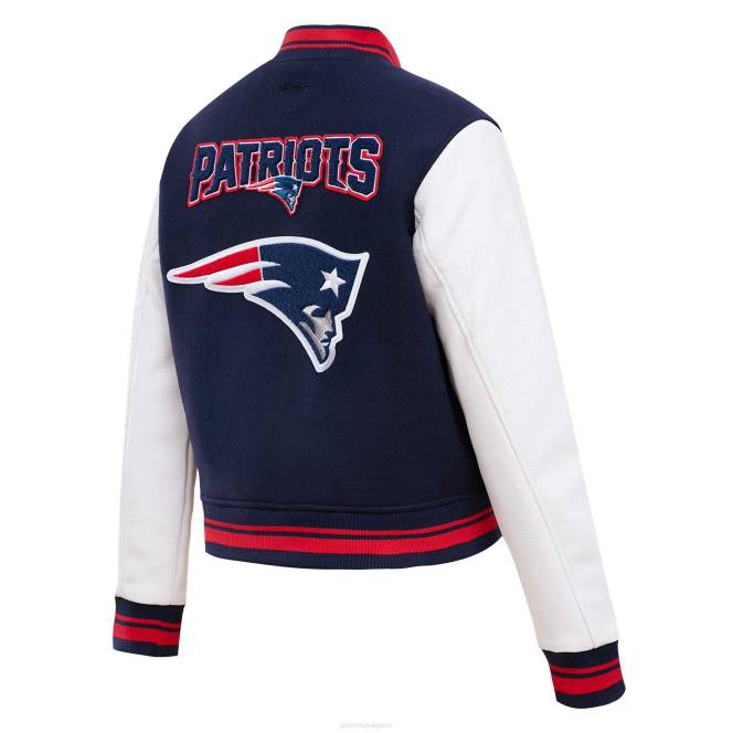 облекло Patriots Jersey професионално стандартно морско яке с пълен цип от вълнена каша Жени T8TH831