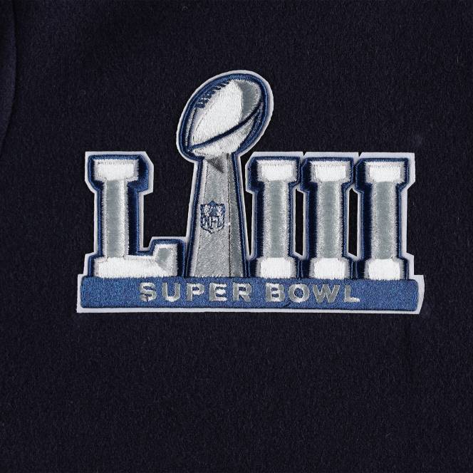 облекло Patriots Jersey професионално стандартно морско яке с пълен цип от вълнена каша Жени T8TH831