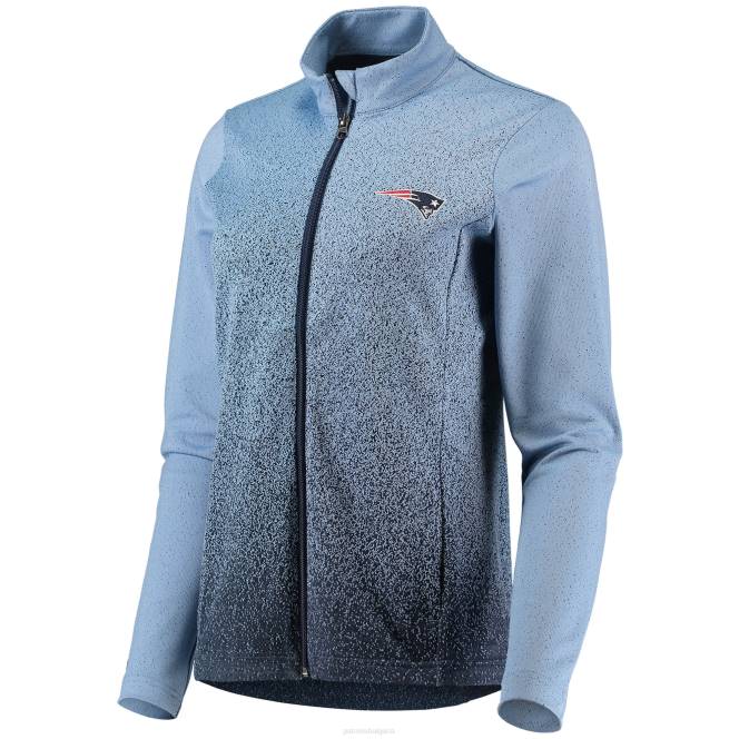 облекло Patriots Jersey антигуа кралско/морско яке с пълен цип Жени T8TH945
