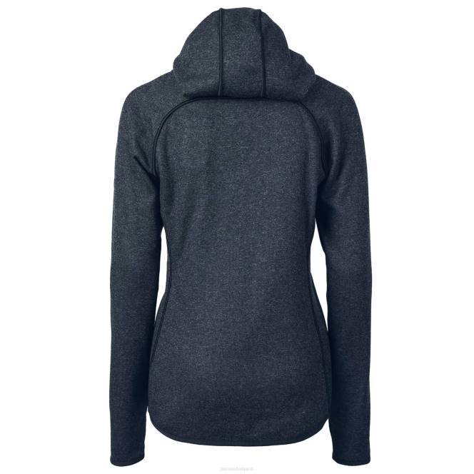 облекло Patriots Jersey яке с пълен цип с цип за грот в синьо синьо платно Жени T8TH971