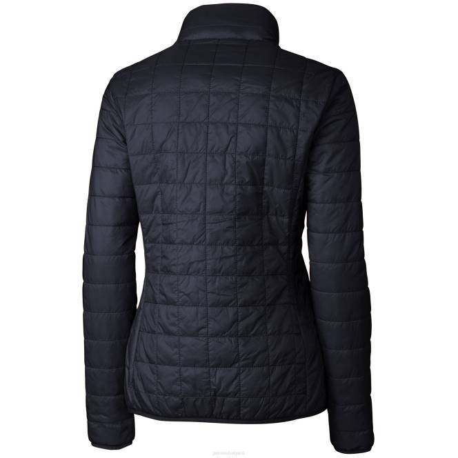 облекло Patriots Jersey cutter & buck тъмносиньо дъждовно яке с пълни ципове Жени T8TH927