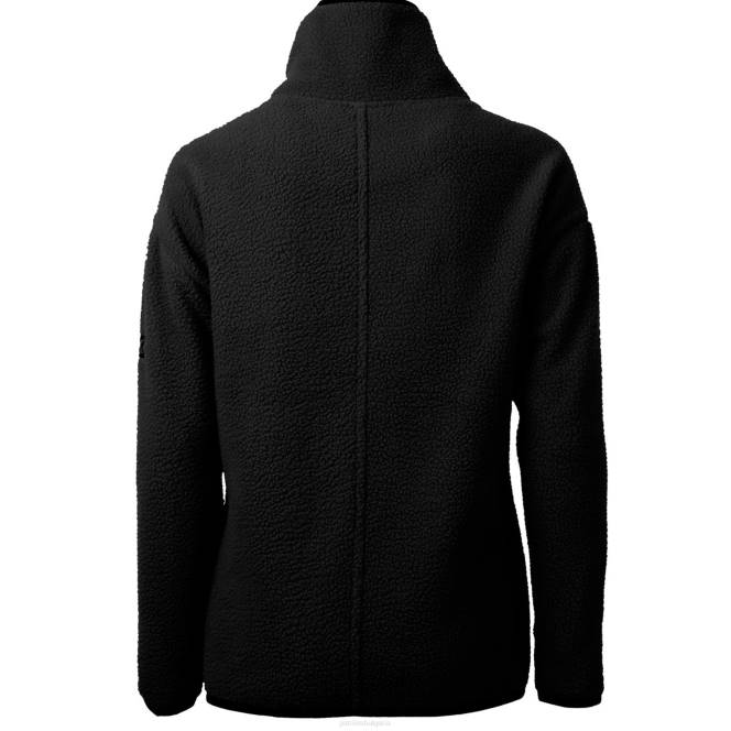 облекло Patriots Jersey cutter & buck black throwback лого cascade еко шерпа пуловер яке с половин цип Жени T8TH1058