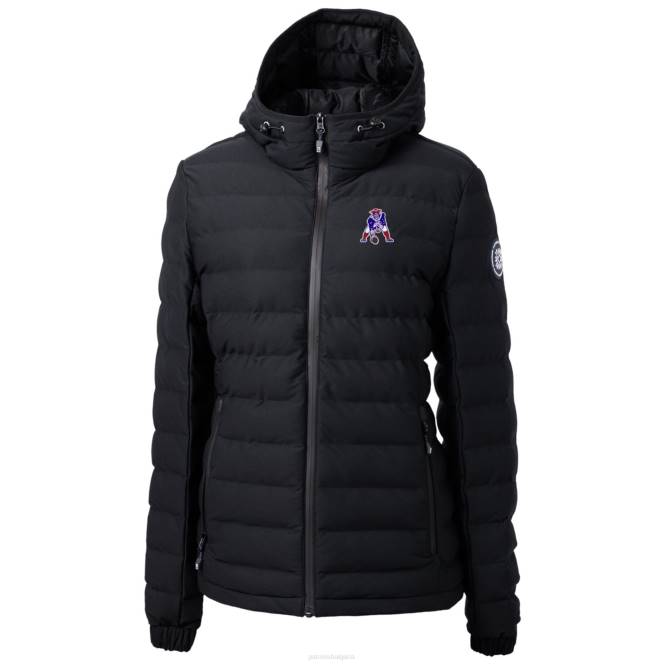 облекло Patriots Jersey cutter & buck black throwback logo mission ridge repreve puffer яке с пълен цип Жени T8TH944