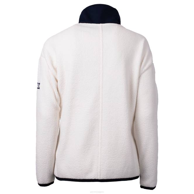 облекло Patriots Jersey cutter & buck бяла каска лого cascade еко шерпа поларено яке с пълен цип Жени T8TH876