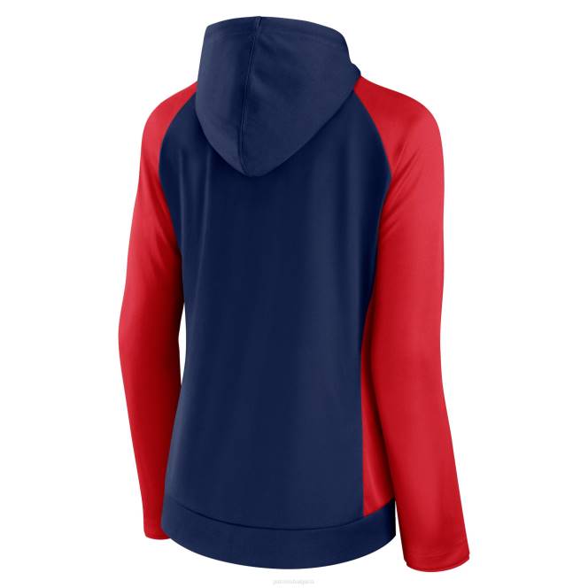 облекло Patriots Jersey олекотено реглан яке с качулка с цял цип с марка fanatics Жени T8TH1066