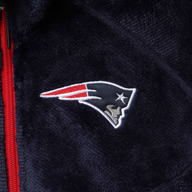 облекло Patriots Jersey g-iii 4her by carl banks тъмносиньо поларено яке с цял цип Жени T8TH973