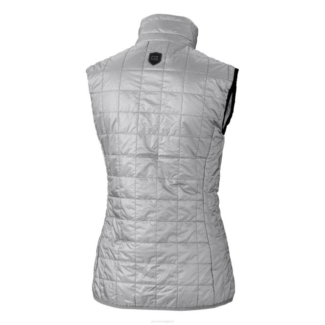 облекло Patriots Jersey cutter & buck сребърна каска лого rainier primaloft еко изолирана жилетка с цип Жени T8TH866