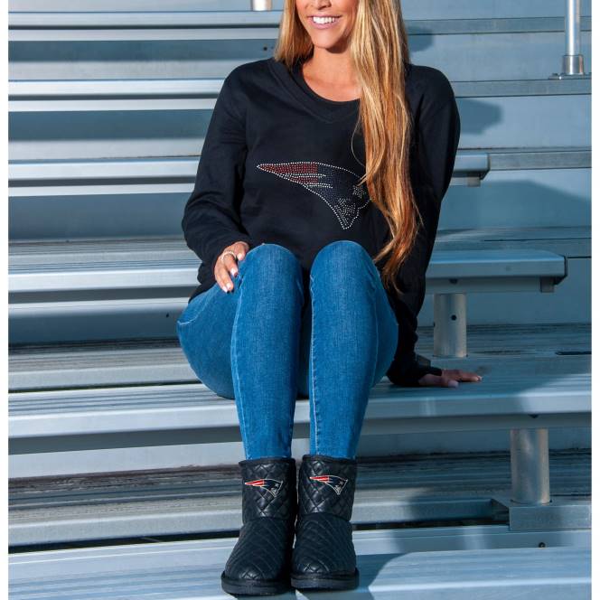 обувки Patriots Jersey cuce куотърбек ватирани ботуши Жени T8TH2246