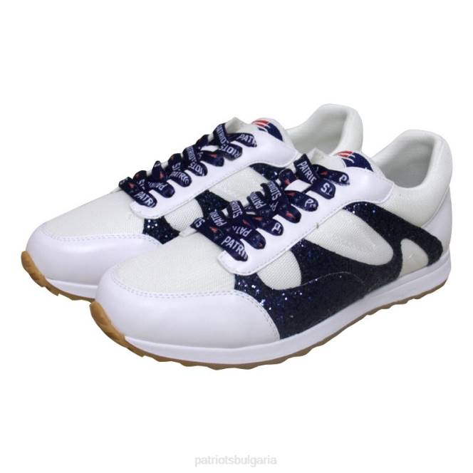 обувки Patriots Jersey бели блестящи кецове cuce Жени T8TH2235