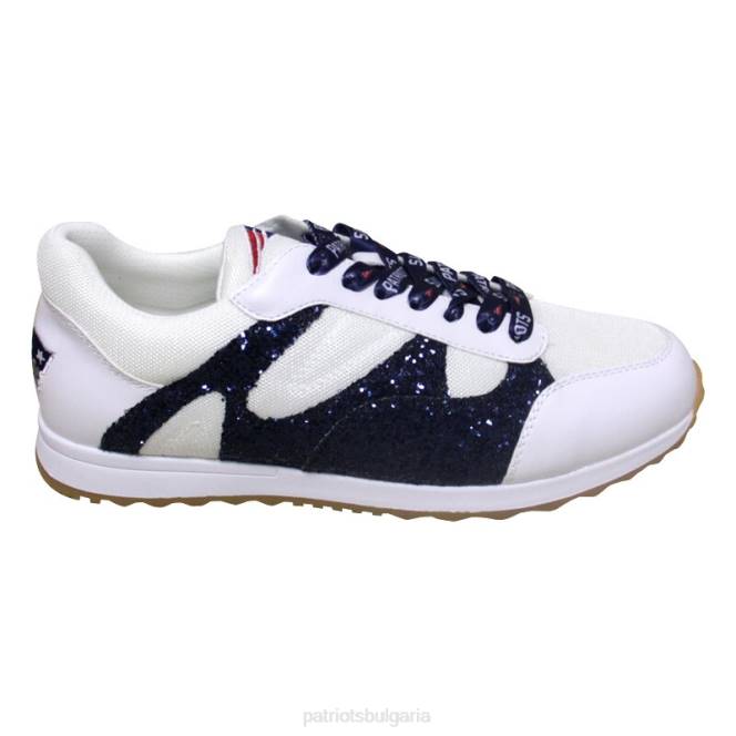 обувки Patriots Jersey бели блестящи кецове cuce Жени T8TH2235