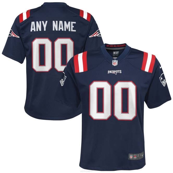 облекло Patriots Jersey Фланелка за игра по поръчка на nike деца T8TH3044