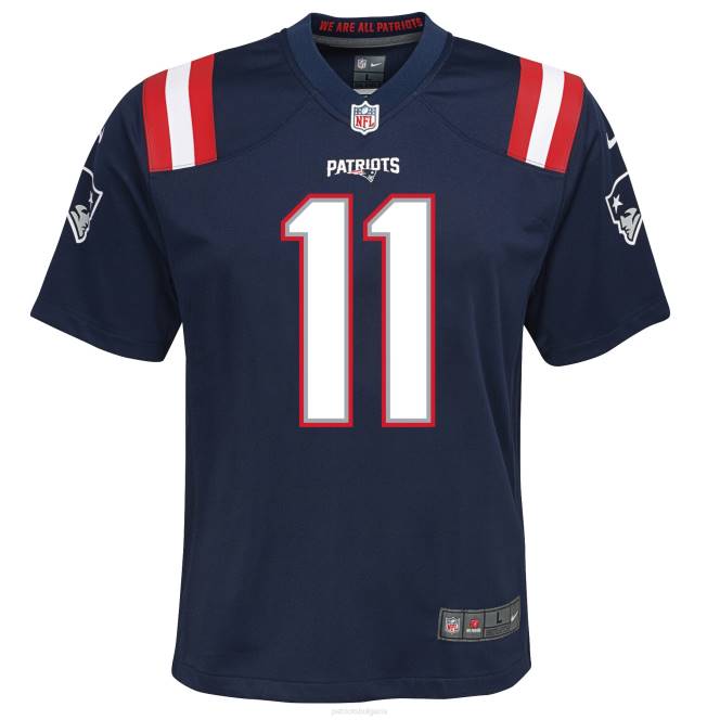 облекло Patriots Jersey nike julian edelman флотска фланелка за игри деца T8TH3048