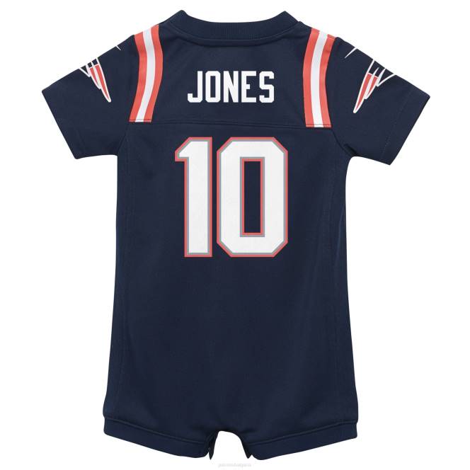 облекло Patriots Jersey новородено и бебе nike mac jones navy game гащеризон трико деца T8TH3046