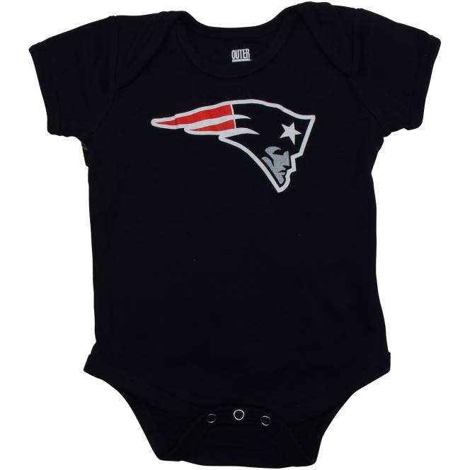 облекло Patriots Jersey новородено морско боди с лого на отбора деца T8TH3067