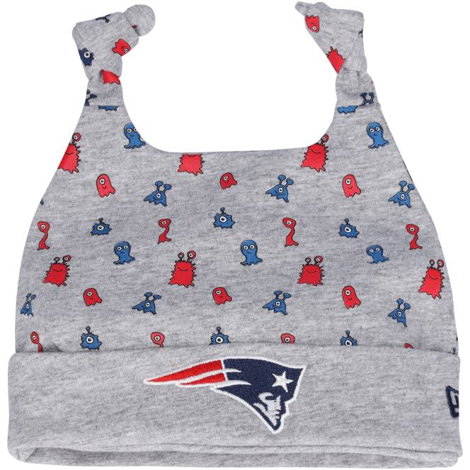 аксесоари Patriots Jersey плетена шапка с белезници от нова ера Хедър Грей деца T8TH2968