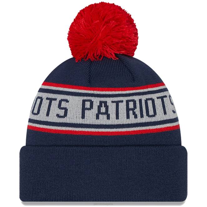 аксесоари Patriots Jersey предучилищна нова ера тъмносиня плетена шапка с маншети и пом деца T8TH2978
