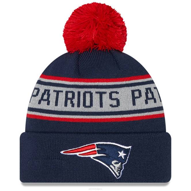 аксесоари Patriots Jersey нова ера тъмносиня плетена шапка с маншети и пом деца T8TH2981