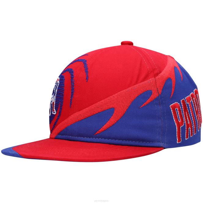 аксесоари Patriots Jersey mitchell & ness червена/кралска спирална шапка с гръб деца T8TH2976