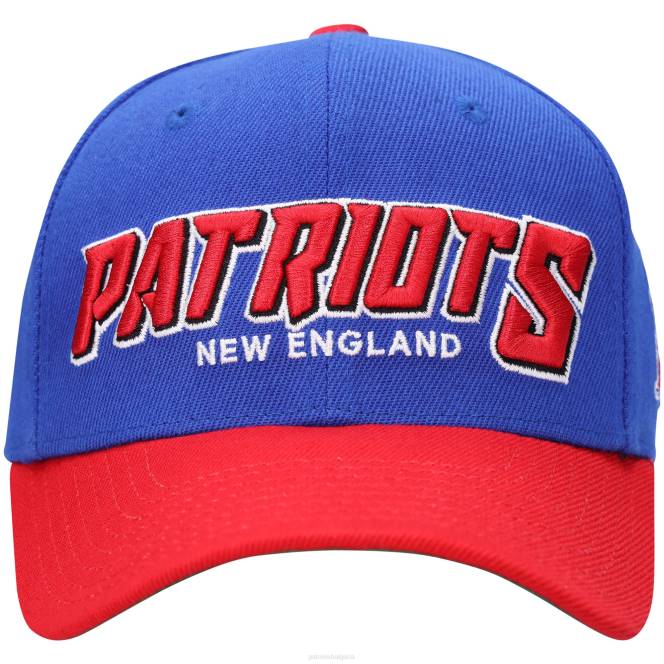 аксесоари Patriots Jersey mitchell & ness royal/червена шредер регулируема шапка деца T8TH2972