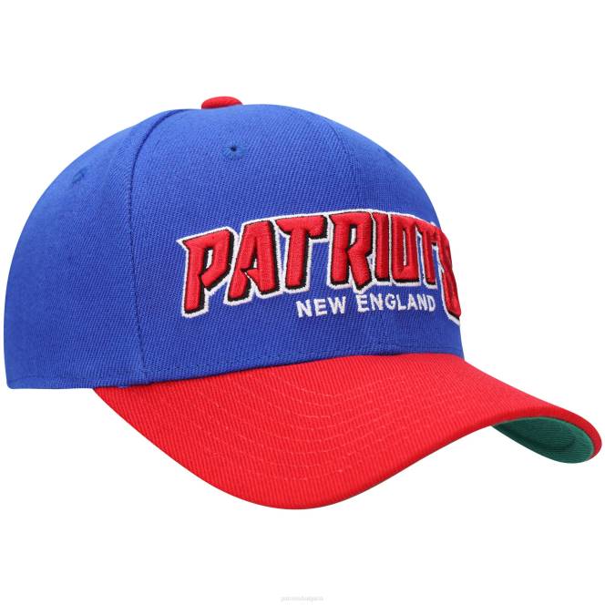 аксесоари Patriots Jersey mitchell & ness royal/червена шредер регулируема шапка деца T8TH2972